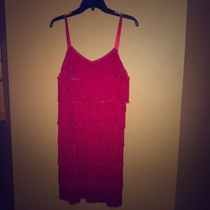 Cheryl Creations Fringe Flapper Dress, XL/ 1X
